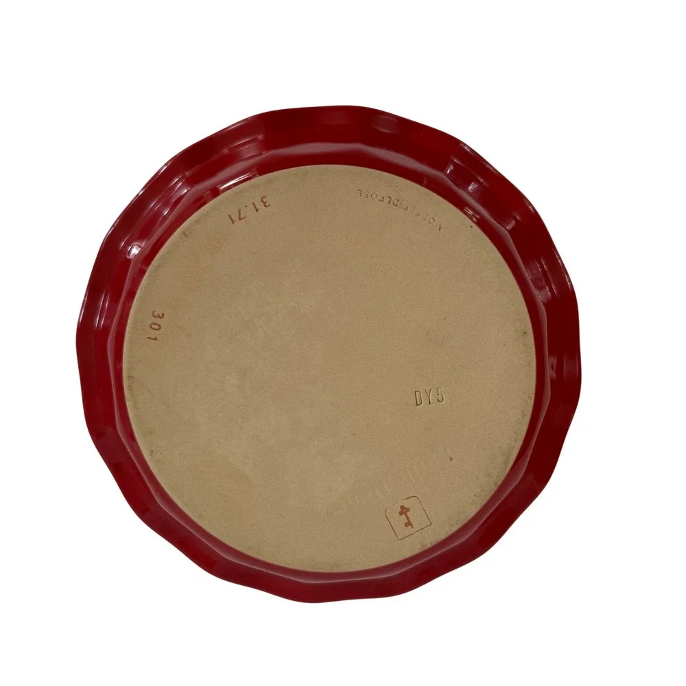Emile Henry France Red Ceramic 10